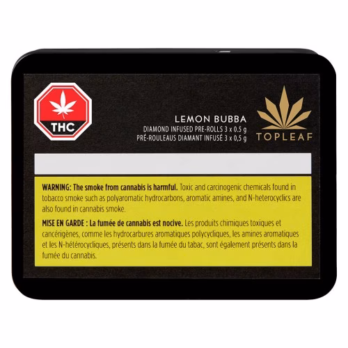 Top Leaf - Lemon Bubba Diamond Double Infused Pre-Roll