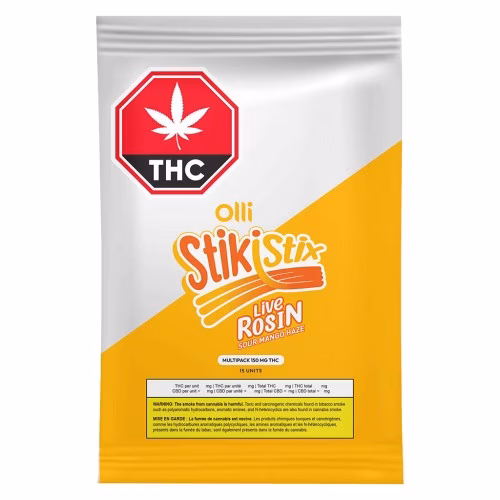 Stikistix - 100 THC Multipack Live Rosin Sour Mango Haze