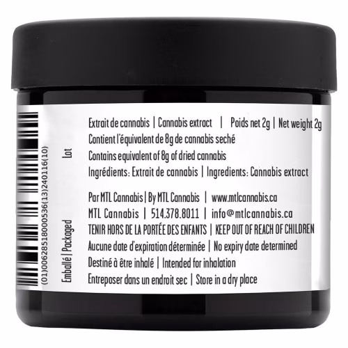MTL Cannabis - Sage n' Sour Hash