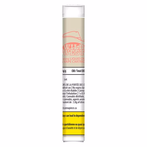 Wild West - 96+ Peach Pony Liquid Diamonds 510 Thread Cartridge