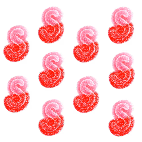 SOURZ by Spinach - Fully Blasted Strawberry Watermelon 1:1 CBG THC Gummies (Multi-pack of 10)