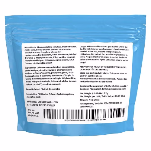 Deckies - Frosty Berry THC Pouches