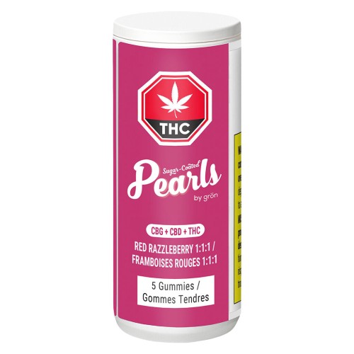 Pearls by Grön - Red Razzleberry 1:1:1 CBG/CBD/THC