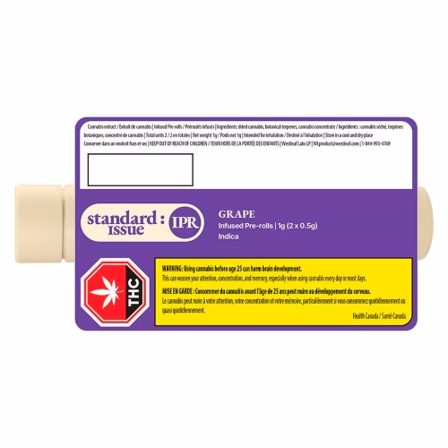Standard Issue - Grape Infused Pre-Roll