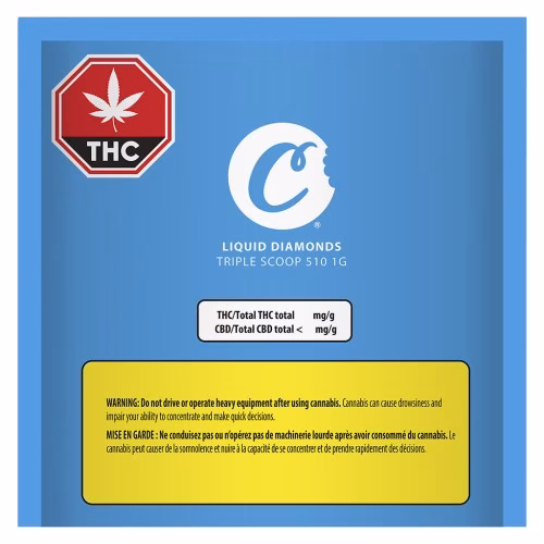 C. - Liquid Diamonds Triple Scoop 510 Thread Cartridge