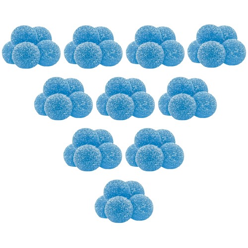 Pearls by Grön - Blue Razzleberry 3:1 CBG/THC Gummies (Multi-pack of 10)