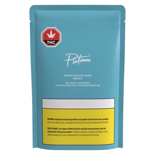 Platinum - Grape Valley Kush 510 Thread Cartridge
