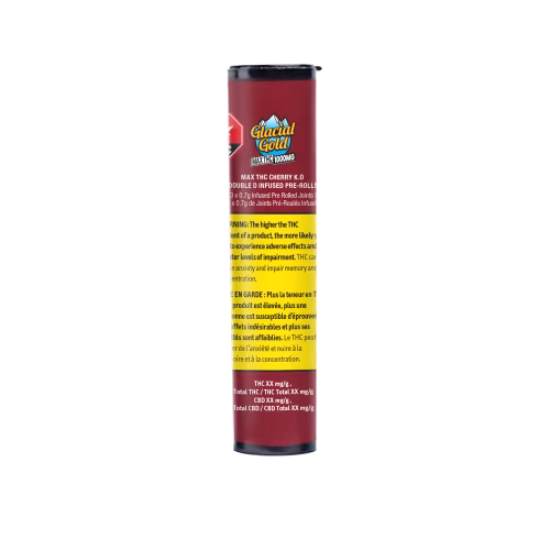 Glacial Gold - MAX THC Cherry K.O. Double D Infused