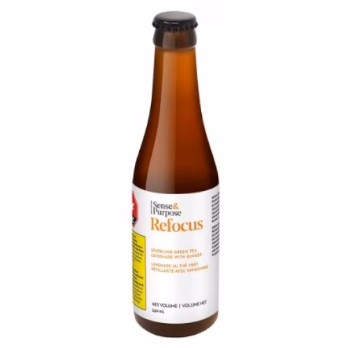 Sense & Purpose Beverages - Refocus: Sparkling Green Tea Lemonade with Ginger