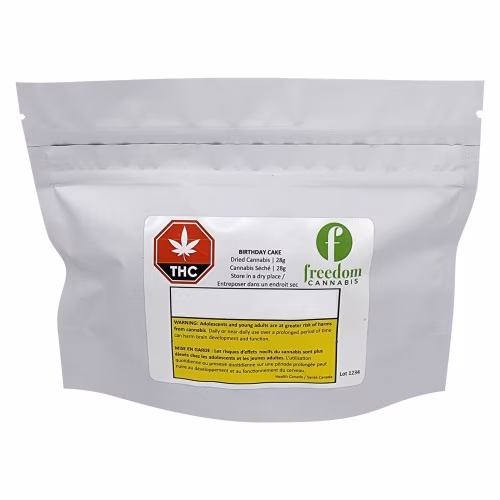 Freedom Cannabis - Birthday Cake
