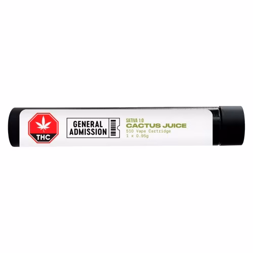 General Admission - Cactus Juice Sativa (1:0) 510 Thread Cartridge