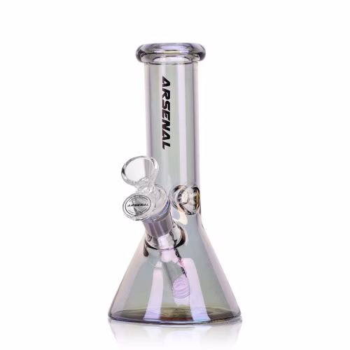 8" Arsenal Iridescent Spectrum Beaker Bong