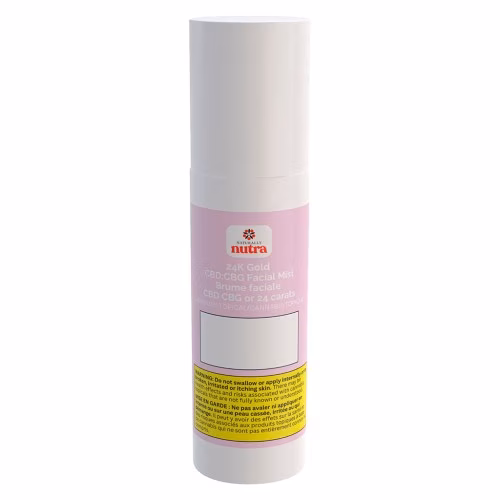 24K Gold CBD:CBG Facial Mist