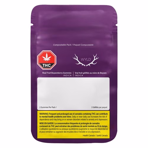 Wyld - Real Fruit Boysenberry 2:1:1 CBD:THC:CBN