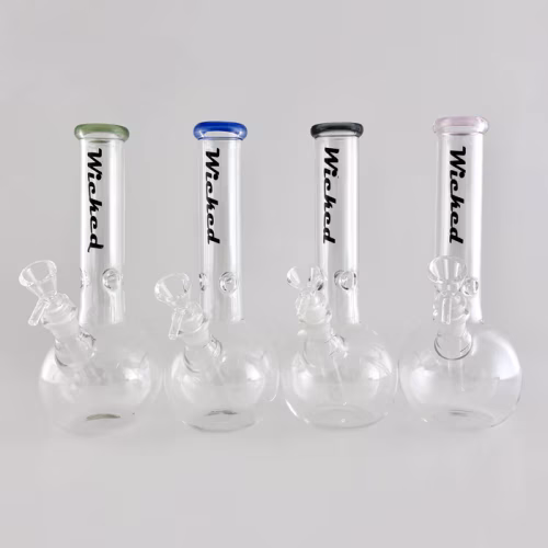 Wicked | 10" Spherical Glass Bong - Green