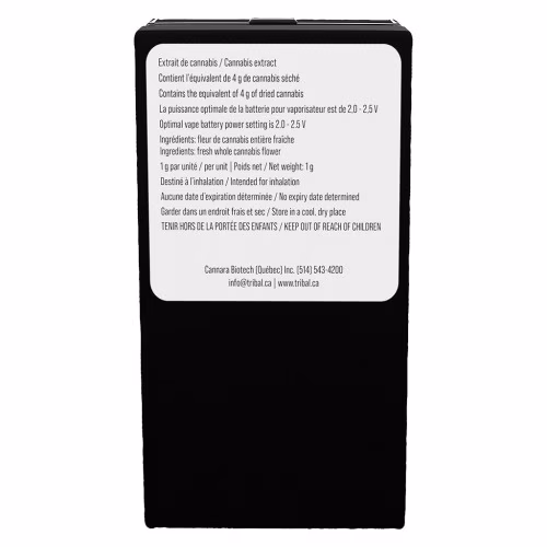 Tribal - Porto Leche Live Resin 510 Thread Cartridge