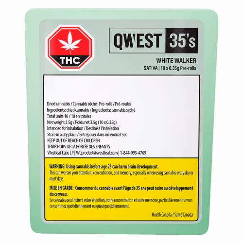 Qwest - 35's White Walker Pre-Roll