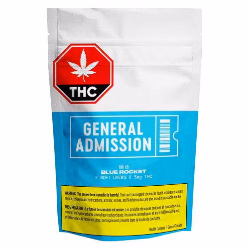 General Admission - Blue Rocket THC Gummy (1:0)