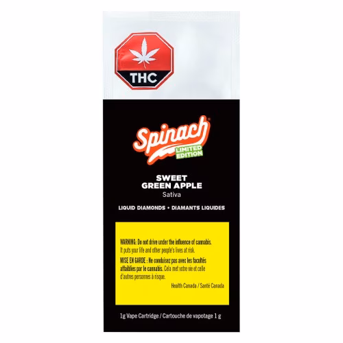 Spinach - Sweet Green Apple Liquid Diamonds Vape