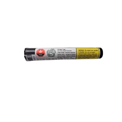 HWY 59 Cannabis - Orange Tingz Live Terpene + Liquid Diamonds Vape Cartridge