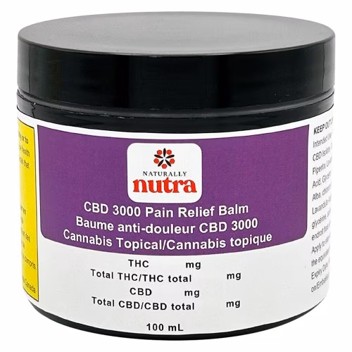 Naturally Nutra - CBD 3000 Peppermint Lavender + MAG + Hyaluronic Acid Balm