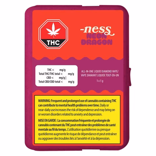 Ness - Neon Dragon Liquid Diamonds AIO Vape