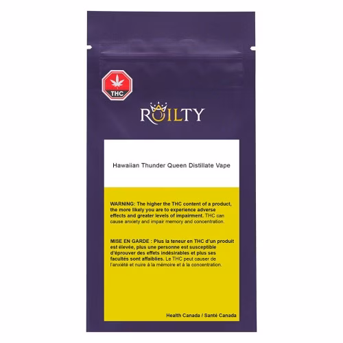 Roilty Concentrates - Hawaiian Thunder Queen Distillate 510 Thread Cartridge