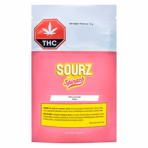 SOURZ by Spinach - Pink Lemonade Gummies