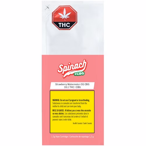 Spinach - Strawberry Watermelon 10:1 CBG:THC Cartridge