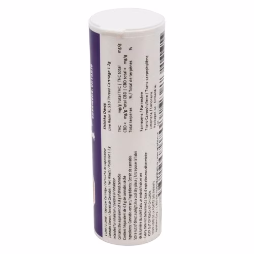 Purple Hills - Live Resin - Shishka Dawg XL 510 Thread Cartridge