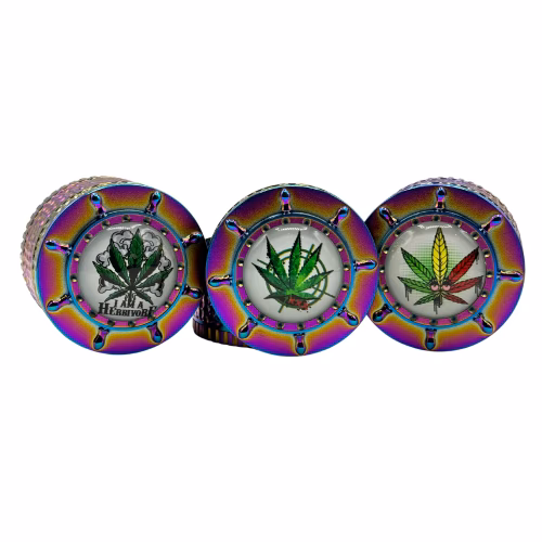 Arsenal Animus Leaf Armory 65mm 4-Pc Grinder - 3ct