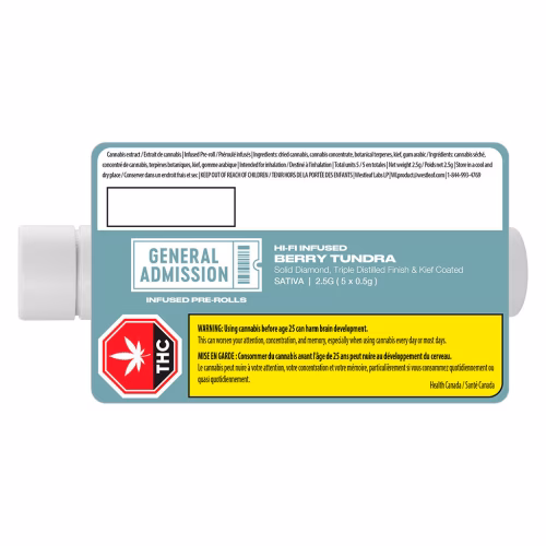 General Admission - Berry Tundra Hi-Fi Infused Pre-Roll