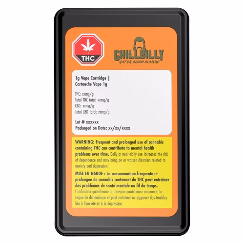Chillbilly - Gator Blood Blammo 510 Thread Cartridge