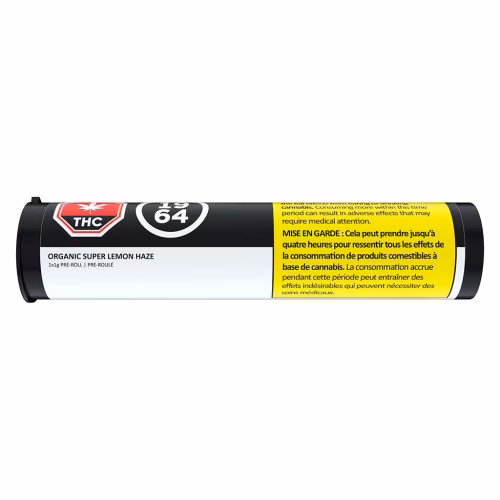1964 - Organic Super Lemon Haze Pre-Roll