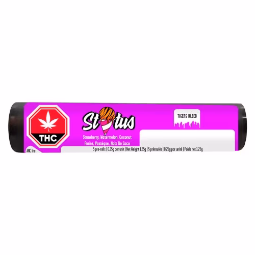 Status - Tigers Bleed Liquid Diamond Infused Kief Coated Pre-Rolls