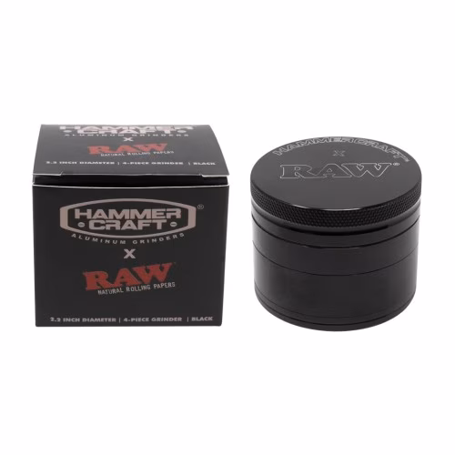 Raw Grinder Black Hammercraft Aluminim Grinder - Medium