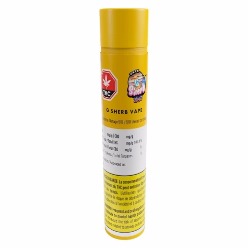 Nugz - G Sherb 510 Thread Cartridge