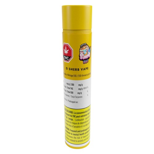 Nugz - G Sherb 510 Thread Cartridge
