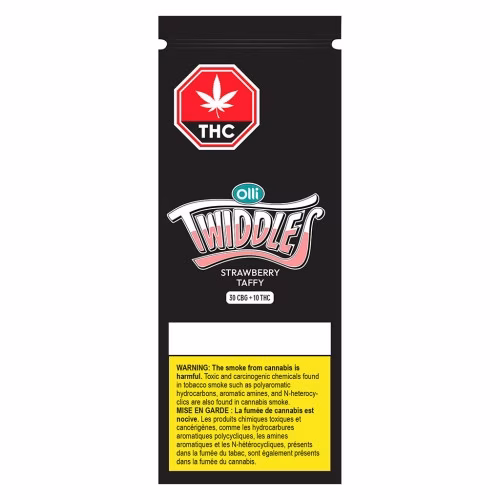 Twiddles - 3:1 Original Strawberry Taffy CBG/THC