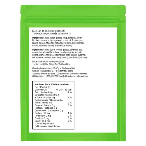 Olli Trippers - Green Watermelon 1:1:1: THCV/CBG/THC