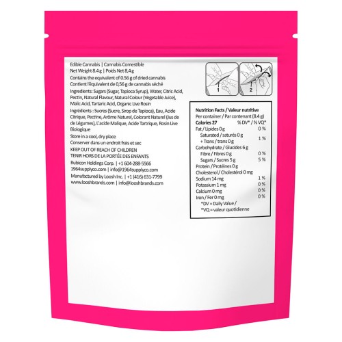 1964 - Pink Lemonade Live Rosin Gummies