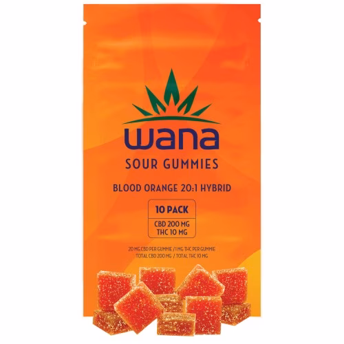 Wana - Sour Blood Orange Soft Chews 20:1