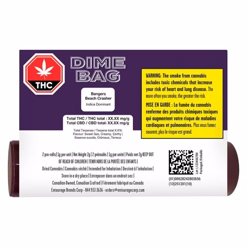 Dime Bag - Bangers – Beach Crasher Pre-Roll