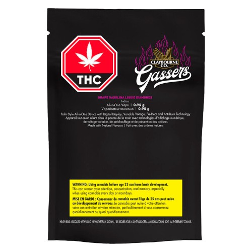Claybourne - Gassers Grape Gasolina Liquid Diamonds AIO