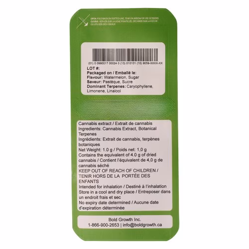 BOLD GLAZED - Watermelon Squeeze Liquid Diamond AIO Disposable