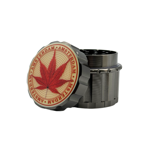 Arsenal Leaf Glow In The Dark 55mm 4-Pc Grinder