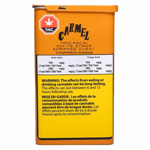 Carmel - Two Pack: Orange Zushi & White Stank Pre-Roll