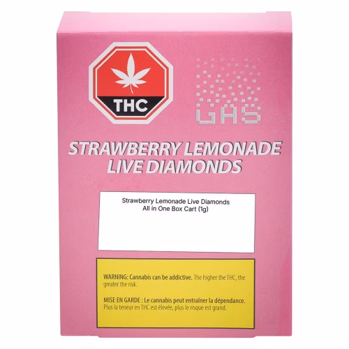 (GAS) - Box Cart: Strawberry Lemonade Live Diamonds Disposable Vape