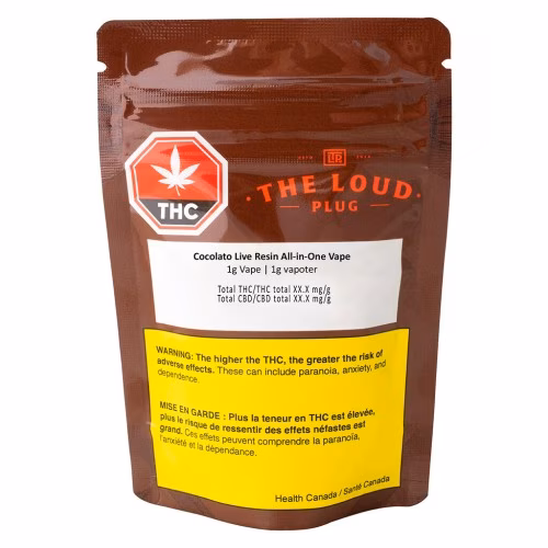 The Loud Plug - Cocolato Live Resin All-in-One Disposable Vape