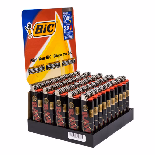 Bic Raw Black Lighters